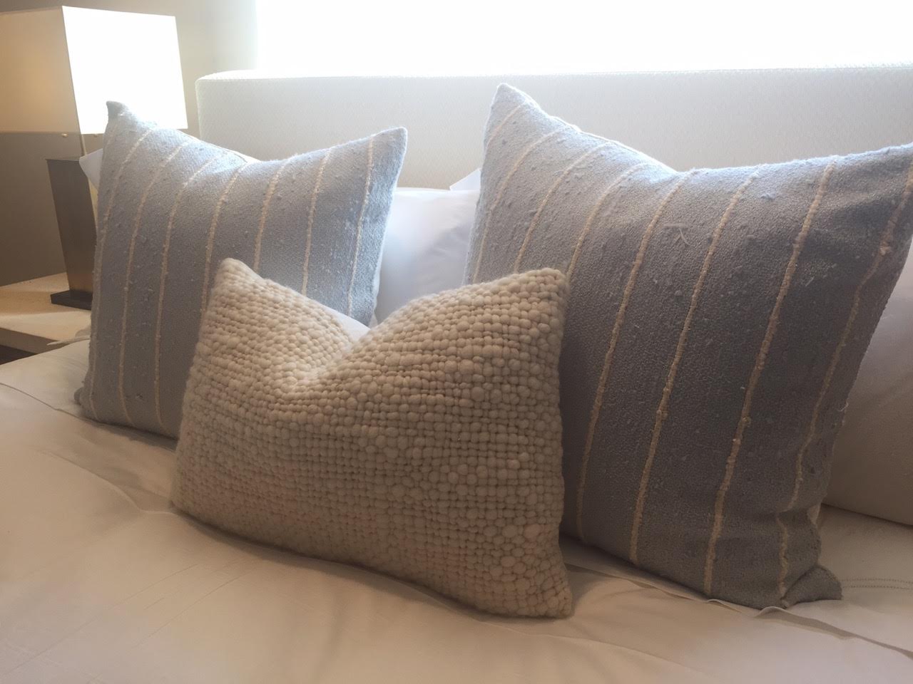 Striped Raw Silk Decorative Pillow - Image 2