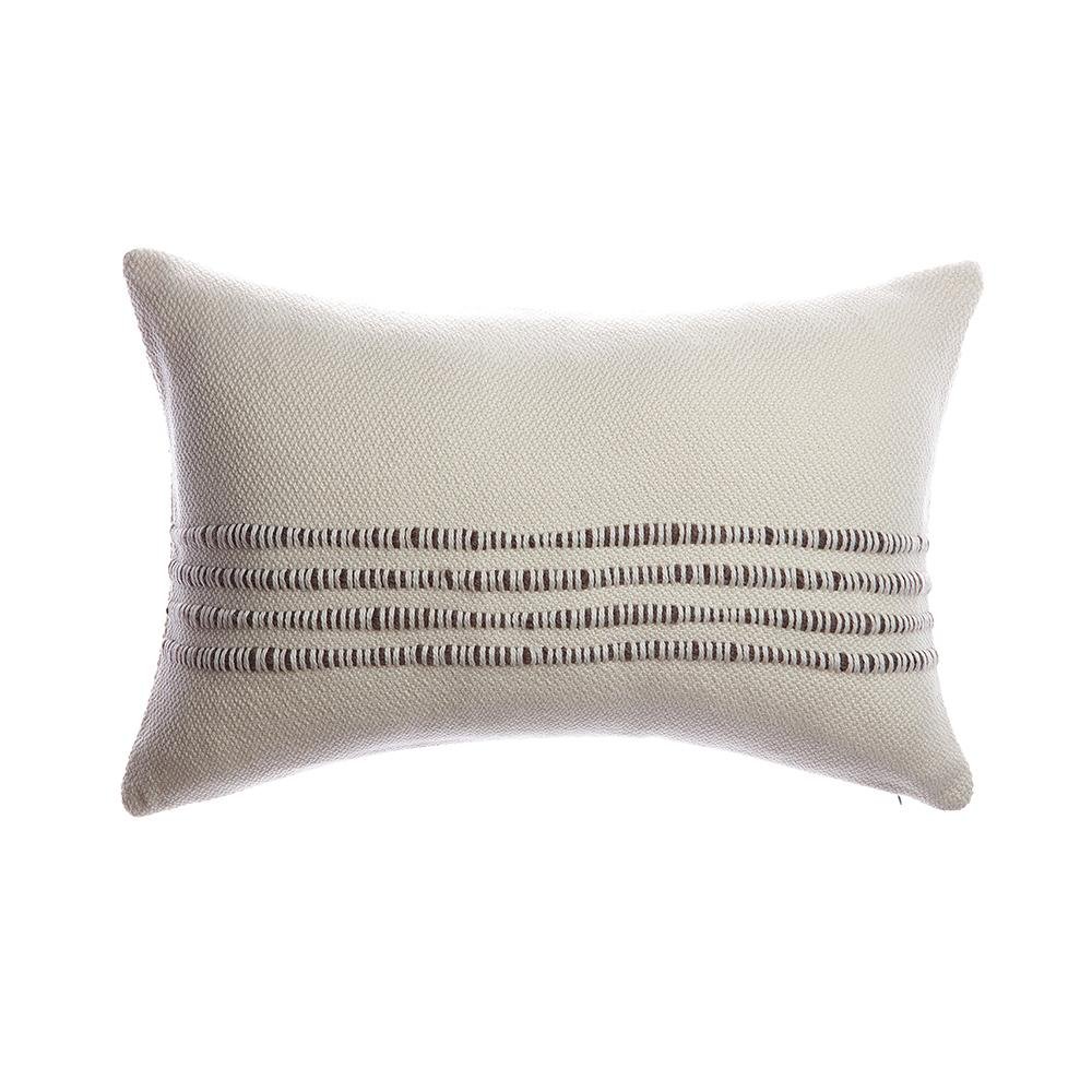 Merino Wool Striped Throw Pillow - Image 8