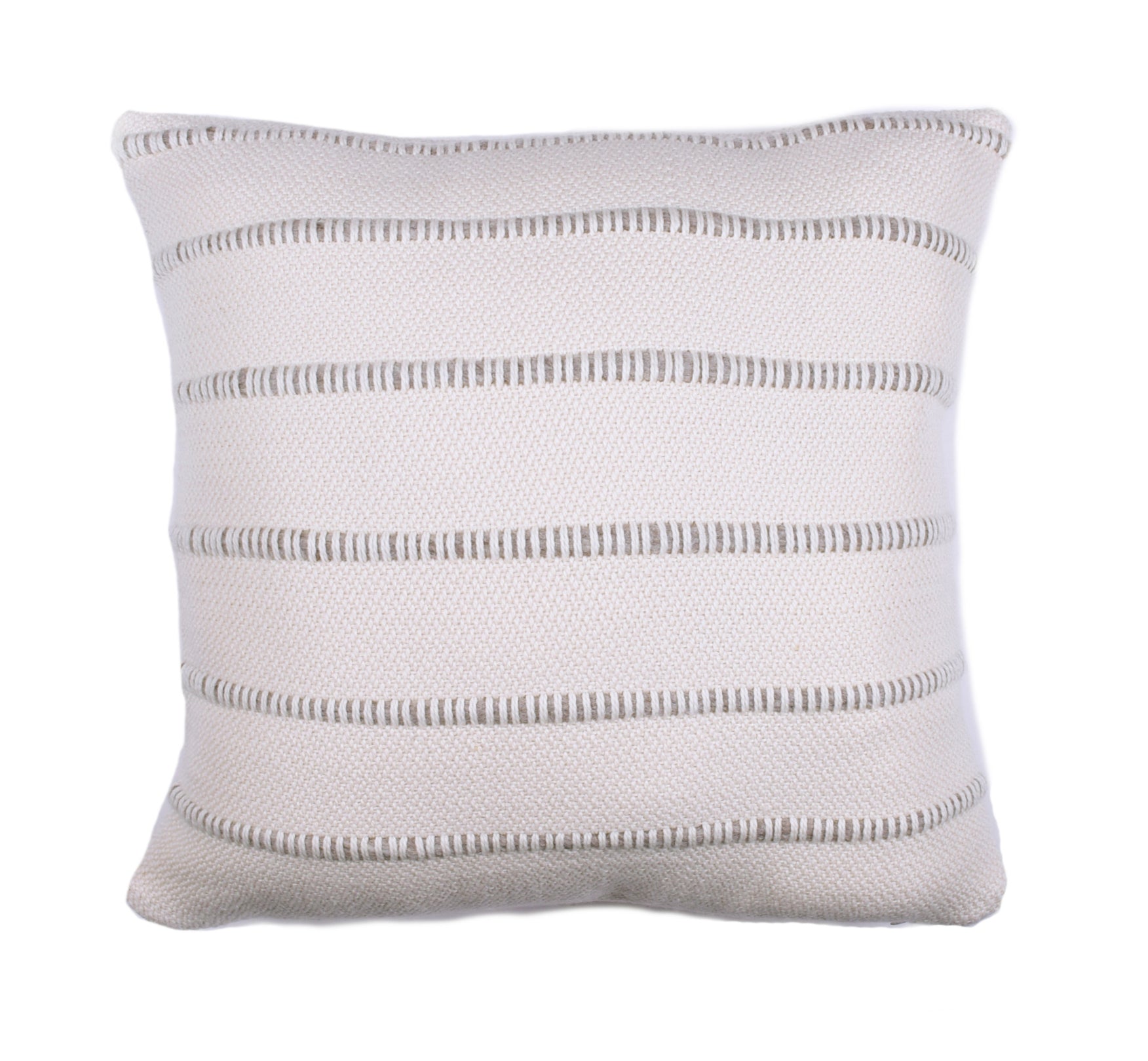 Multicolor Stripe Wool Lumbar Pillow - Image 8