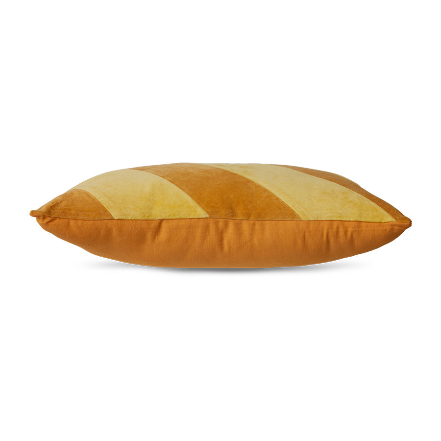 Striped velvet pillow April - Image 4