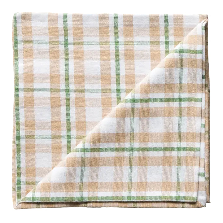 Napkins Plaided Beige  (set of 2)